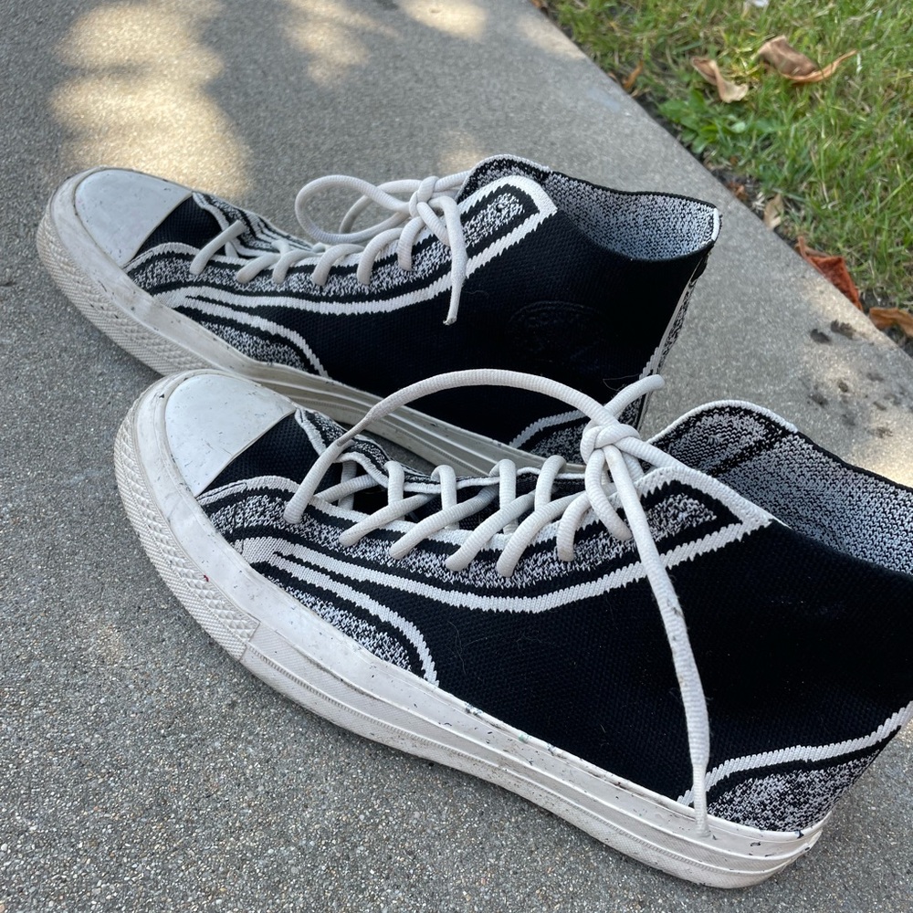 Converse Chuck Taylor 70 Renew Knit Men’s Sneakers Size 10 Black White 171486C